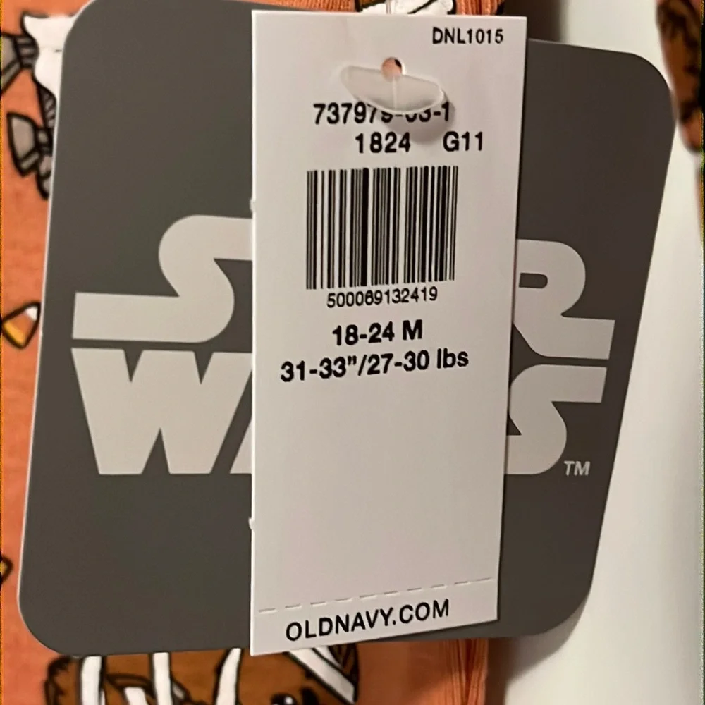 Star Wars Halloween baby onesie